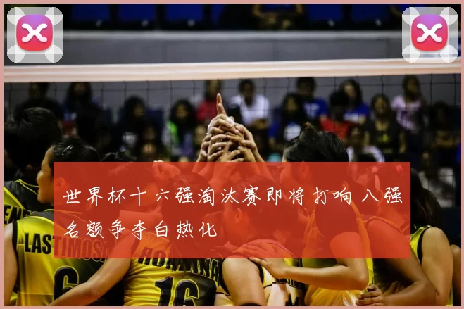 世界杯十六强淘汰赛即将打响 八强名额争夺白热化