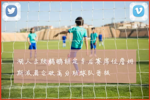 湖人击败鹈鹕锁定季后赛席位詹姆斯浓眉合砍高分助球队晋级