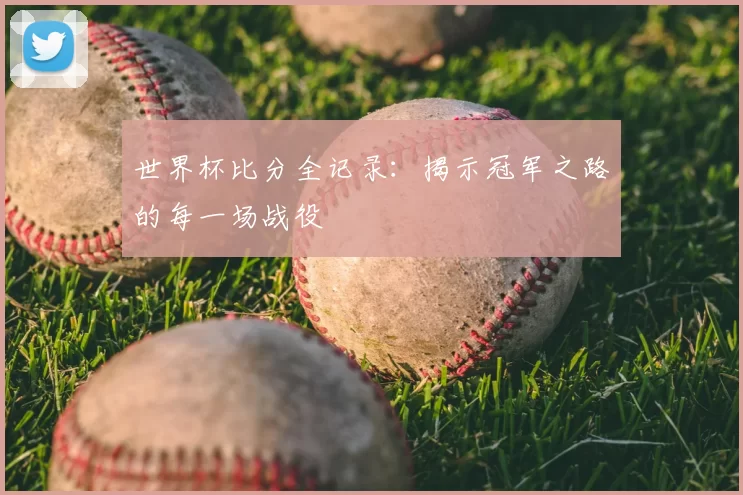 世界杯比分全记录：揭示冠军之路的每一场战役