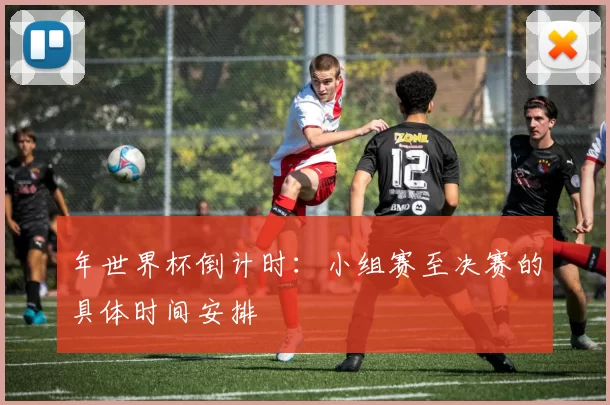 年世界杯倒计时:小组赛至决赛的具体时间安排